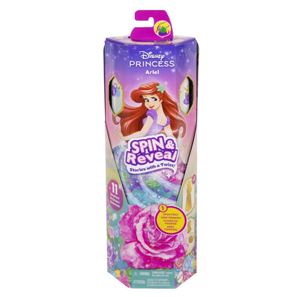 DISNEY PRINCESS SPIN AND REVEAL PAPUSA ARIEL, DISNEY PRINCESS