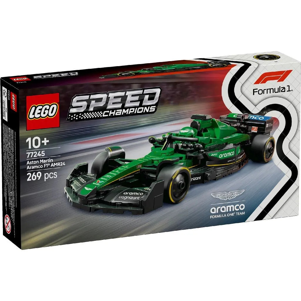 LEGO SPEED CHAMPIONS MASINA DE CURSE F1 ASTON MARTIN ARMACO AMR24 77245, LEGO SPEED CHAMPIONS