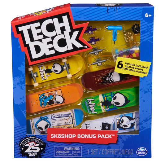 TECH DECK PACHET 6 PIESE CU ACCESORII FINGERBOARD BLIND, TECH DECK