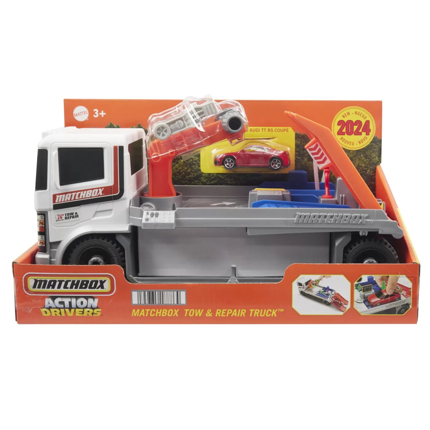 MATCHBOX ACTION DRIVERS CAMION DE REPARATII SI REMORCARE, MATCHBOX