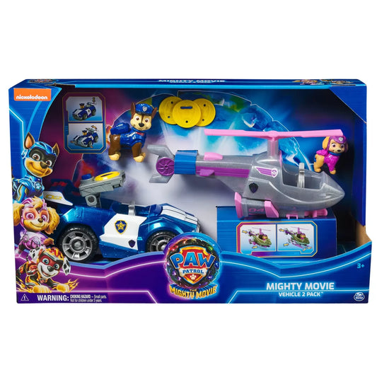 PATRULA CATELUSILOR MIGHTY MOVIE SET 2 VEHICULE, PATRULA CATELUSILOR