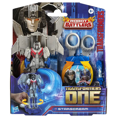 TRANSFORMERS ONE ROBOT BATTLERS FIGURINA STARSCREAM 11.5CM, TRANSFORMERS