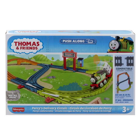 THOMAS SET DE JOACA CU LOCOMOTIVA PUSH ALONG PERCY SI ACCESORII, THOMAS - THOMAS