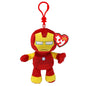 PLUS BRELOC TY 8.5CM BEANIE BABIES MARVEL IRON MAN, BRELOC 8.5CM