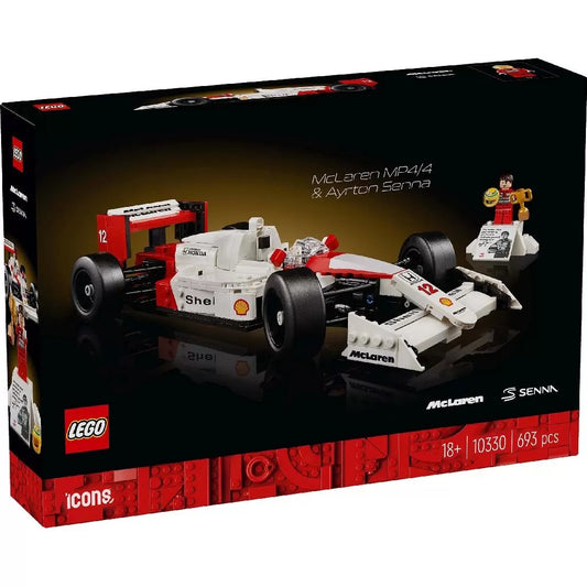 LEGO ICONS MCLAREN MP4/4 SI AYRTON SENNA 10330, LEGO ICONICS