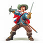 PAPO FIGURINA MUSCHETARUL ATHOS, PERSONAJE ISTORICE
