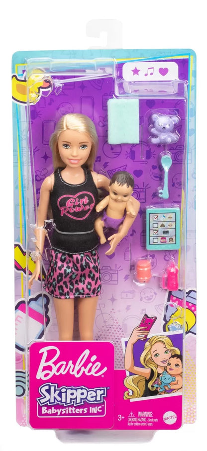 BARBIE PAPUSA SKIPPER FIRST JOBS BABYSITTER PAPUSA BLONDA, BARBIE - I CAN BE