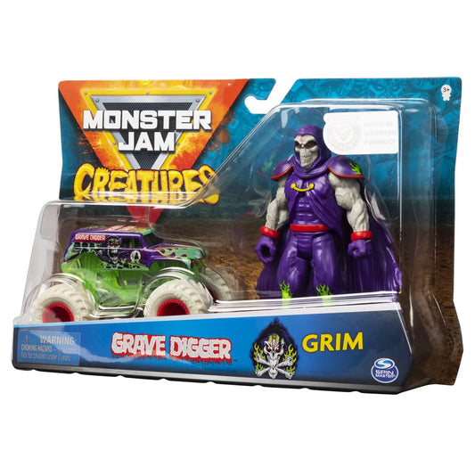 MONSTER JAM MACHETA GROPARUL SI GRIM, MONSTER JAM