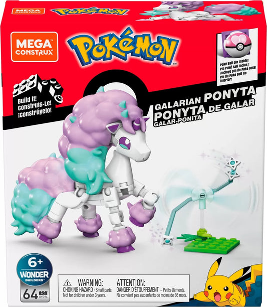 POKEMON MEGA CONSTRUX GALARIAN PONYTA, POKEMON