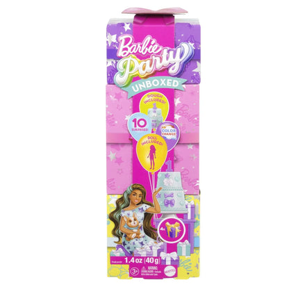 BARBIE PAPUSA PARTY UNBOXED REVEAL BRUNETA, BARBIE - DREAMTOPIA