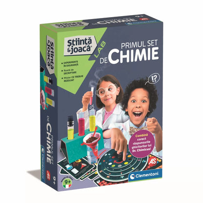PRIMUL SET DE CHIMIE STIINTA JOACA, CLEMENTONI