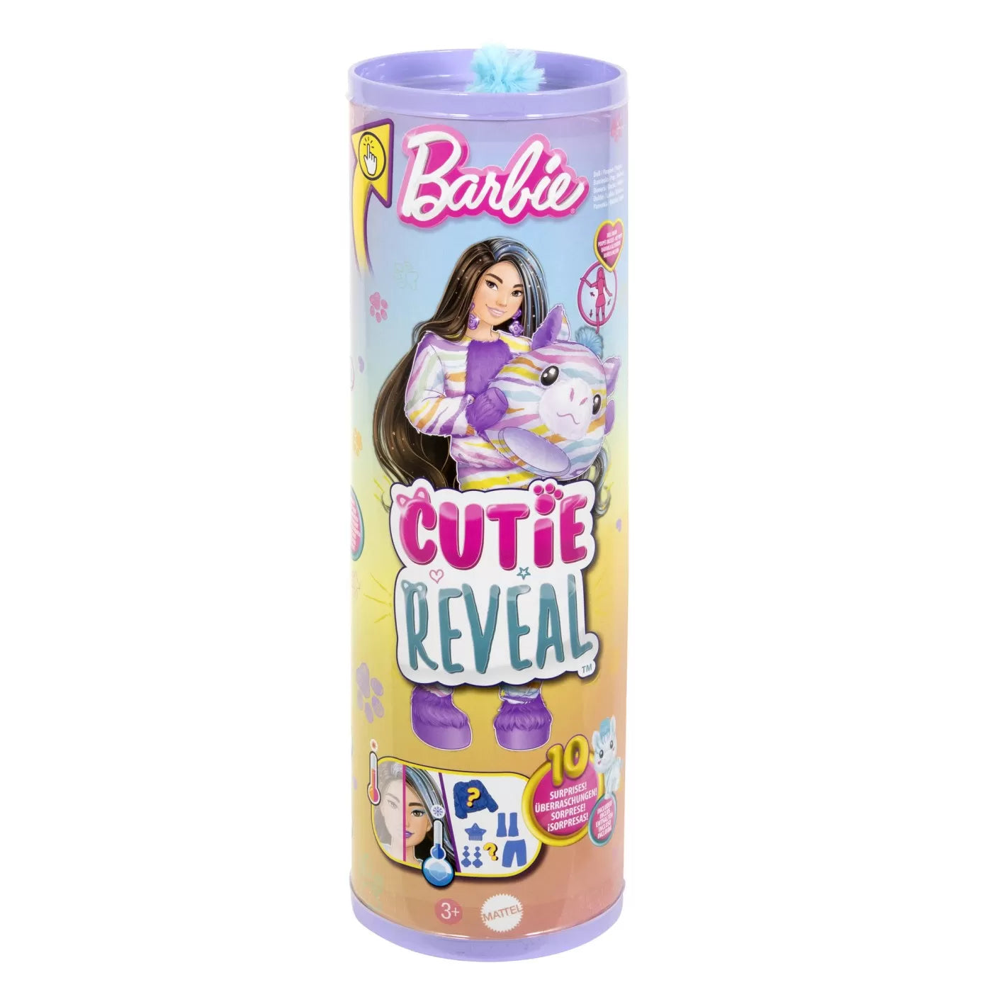 BARBIE PAPUSA BARBIE CUTIE REVEAL ZEBRA, BARBIE - DREAMTOPIA