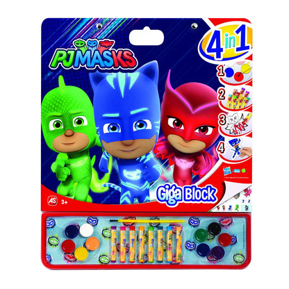 EROI IN PIJAMALE SET PENTRU DESEN GIGA BLOCK 4 IN 1, ARTGRECO DESEN