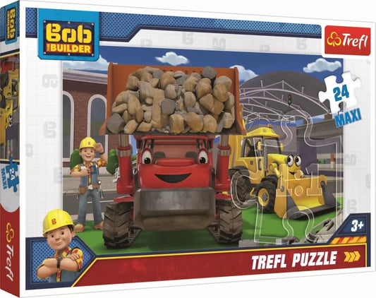 PUZZLE TREFL 24 MAXI BOB CONSTRUCTORUL, TREFL 24M