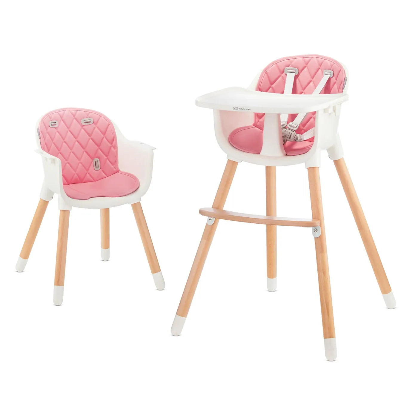 SCAUN DE MASA KINDERKRAFT SIENNA, 2 IN 1, PINK, KINDERKRAFT