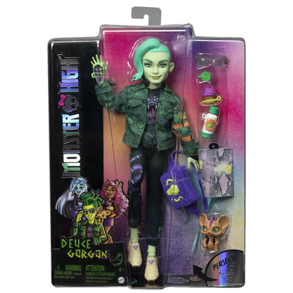 MONSTER HIGH PAPUSA DEUCE GORDON CU ANIMALUT SI ACCESORII, MONSTER HIGH