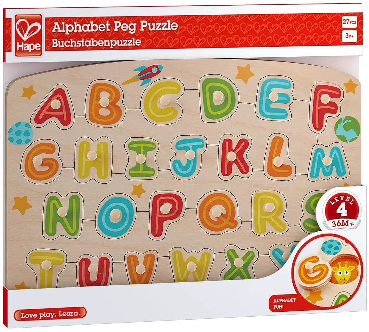 HAPE PUZZLE LITERE, HAPE