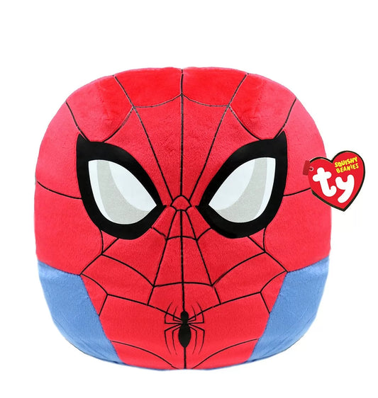 PLUS TY 30CM SQUISHY BEANIES MARVEL SPIDERMAN , SQUISH-A-BOOS