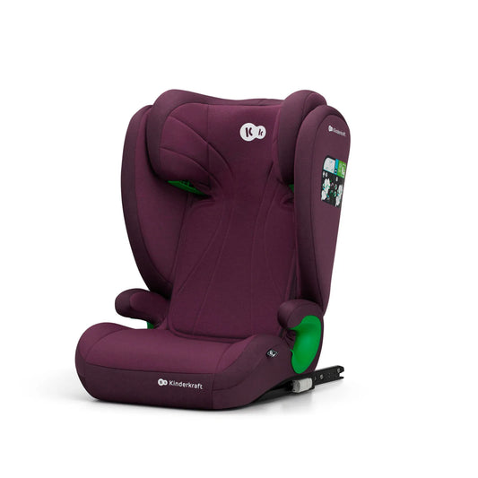 SCAUN AUTO KINDERKRAFT JUNIOR FIX2, I-SIZE 100-150 CM, CHERRY RED, KINDERKRAFT