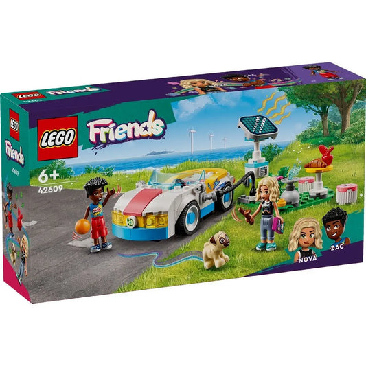 LEGO FRIENDS MASINA ELECTRICA SI INCARCATOR 42609, LEGO FRIENDS