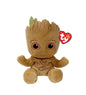 PLUS TY 15CM BEANIE BABIES SOFT MARVEL GROOT , PLUS 15CM