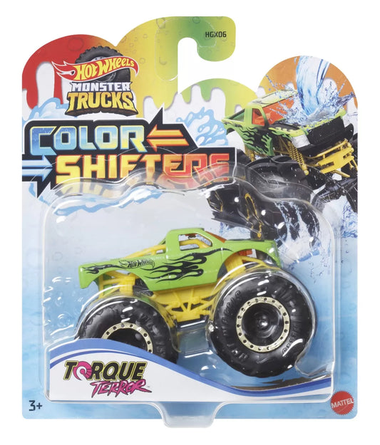 HOT WHEELS MONSTER TRUCK CAMION TORQUE TERROR CU CULORI SCHIMBATOARE SCARA 1:64, HOT WHEELS - MONSTER TRUCK