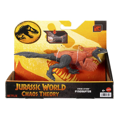 JURASSIC WORLD CHAOS THEORY STRIKE ATTACK DINOZAUR PYRORAPTOR, JURASSIC WORLD