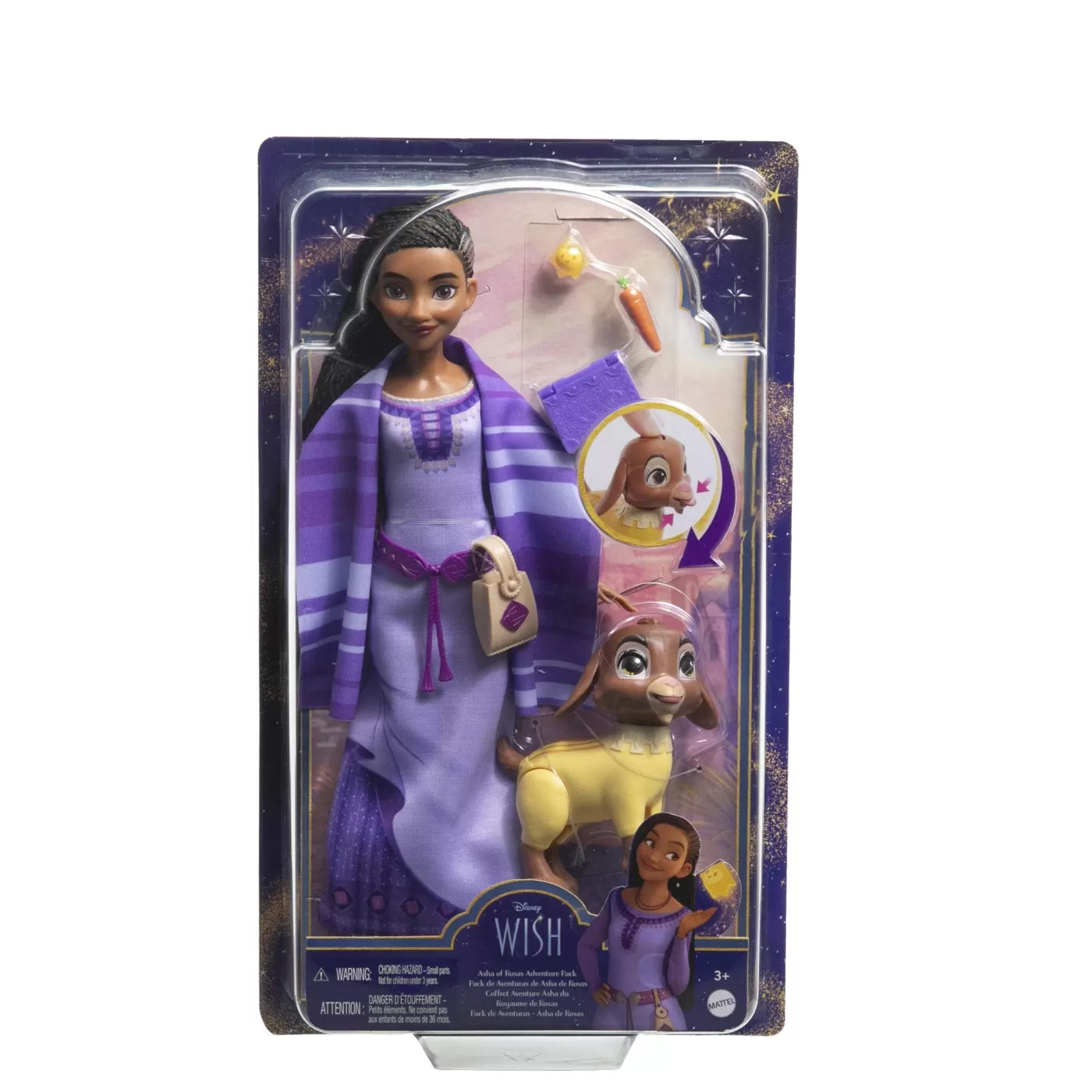 DISNEY WISH SET PAPUSA ASHA CU ACCESORII, WISH