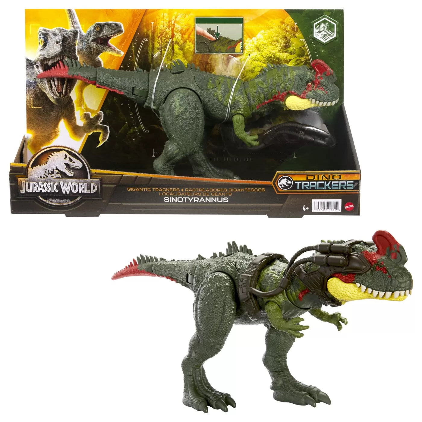 JURASSIC WORLD GIGANTIC TRACKERS DINOZAUR SINOTYRANNUS, JURASSIC WORLD