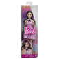 BARBIE PAPUSA BARBIE FASHIONISTAS BRUNETA CU ROCHIE ROZ IN CAROURI, BARBIE - FASHIONISTAS