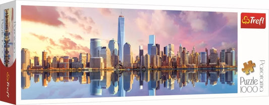 PUZZLE TREFL 1000 PANORAMA MANHATTAN, TREFL 1000P