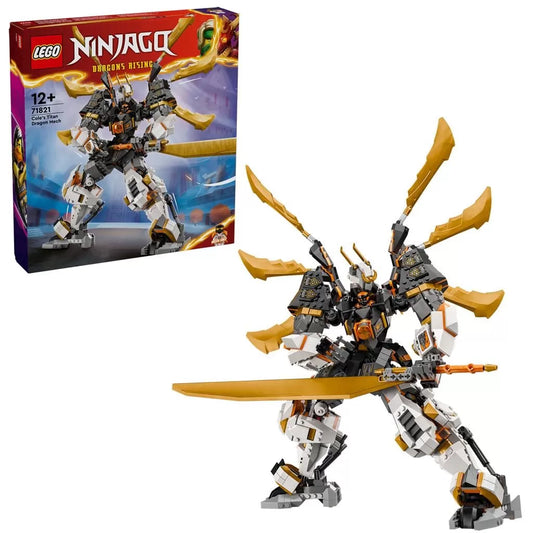LEGO NINJAGO ROBOTUL-DRAGON DE TITAN AL LUI COLE 71821, LEGO NINJAGO