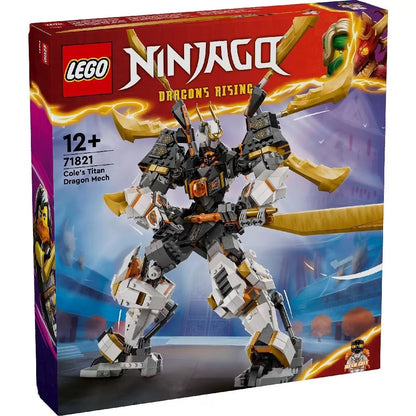 LEGO NINJAGO ROBOTUL-DRAGON DE TITAN AL LUI COLE 71821, LEGO NINJAGO