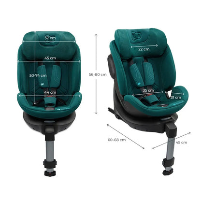 SCAUN AUTO KINDERKRAFT XRIDER 2 I-SIZE 40-150 CM GREEN, KINDERKRAFT