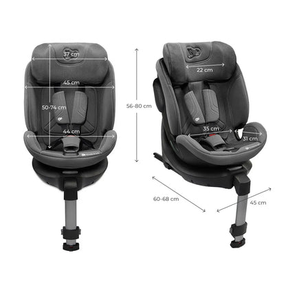 SCAUN AUTO KINDERKRAFT XRIDER 2 I-SIZE 40-150 CM GREY, KINDERKRAFT