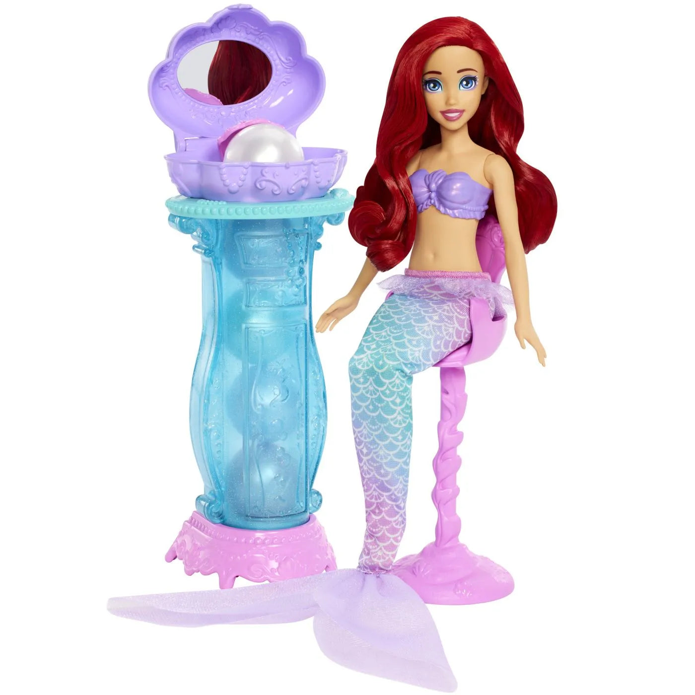 DISNEY PRINCESS PAPUSA ARIEL SI MASUTA DE MACHIAJ CU SURPRIZE, DISNEY PRINCESS