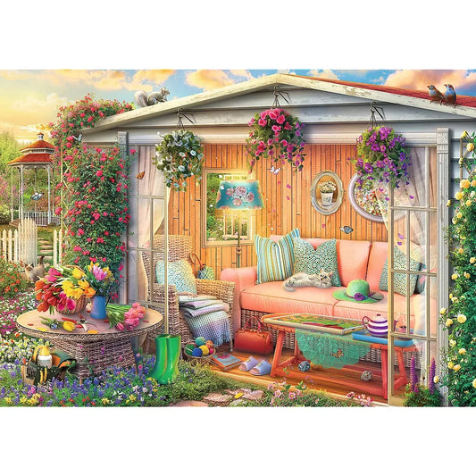 PUZZLE TREFL 1000 PREMIUM PLUS TEA TIME LOCUL MEU PREFERAT, TREFL 1000P