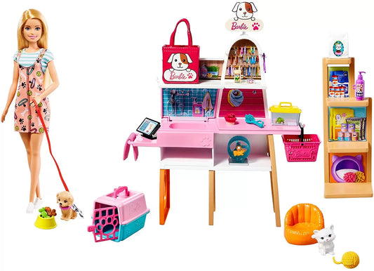 BARBIE SET DE JOACA MAGAZIN ACCESORII ANIMALUTE, BARBIE - ESTATE