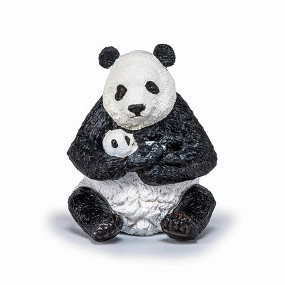 PAPO FIGURINA URS PANDA SEZAND CU PUI IN BRATE, ANIMALE SALBATICE