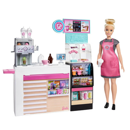 BARBIE  SET CAFENEA CU 20 DE ACCESORII, BARBIE - I CAN BE
