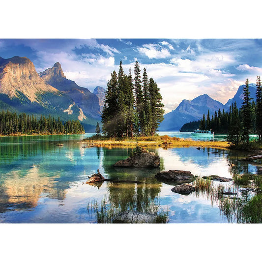 PUZZLE TREFL 1000 PREMIUM PLUS PHOTO ODYSSEY INSULA SPIRITULUI CANADA, TREFL 1000P