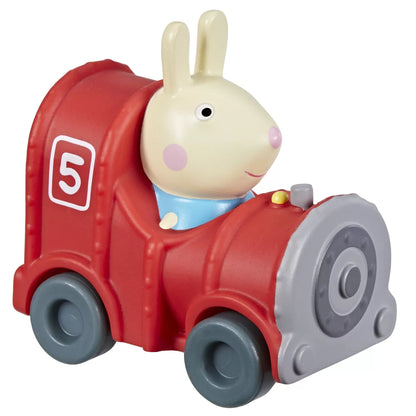PEPPA PIG MASINUTA BUGGY LOCOMOTIVA SI FIGURINA IEPURASUL REBECCA , PEPPA PIG