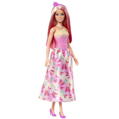 BARBIE PAPUSA BARBIE CU PARUL BLOND SI ROZ, BARBIE - DREAMTOPIA