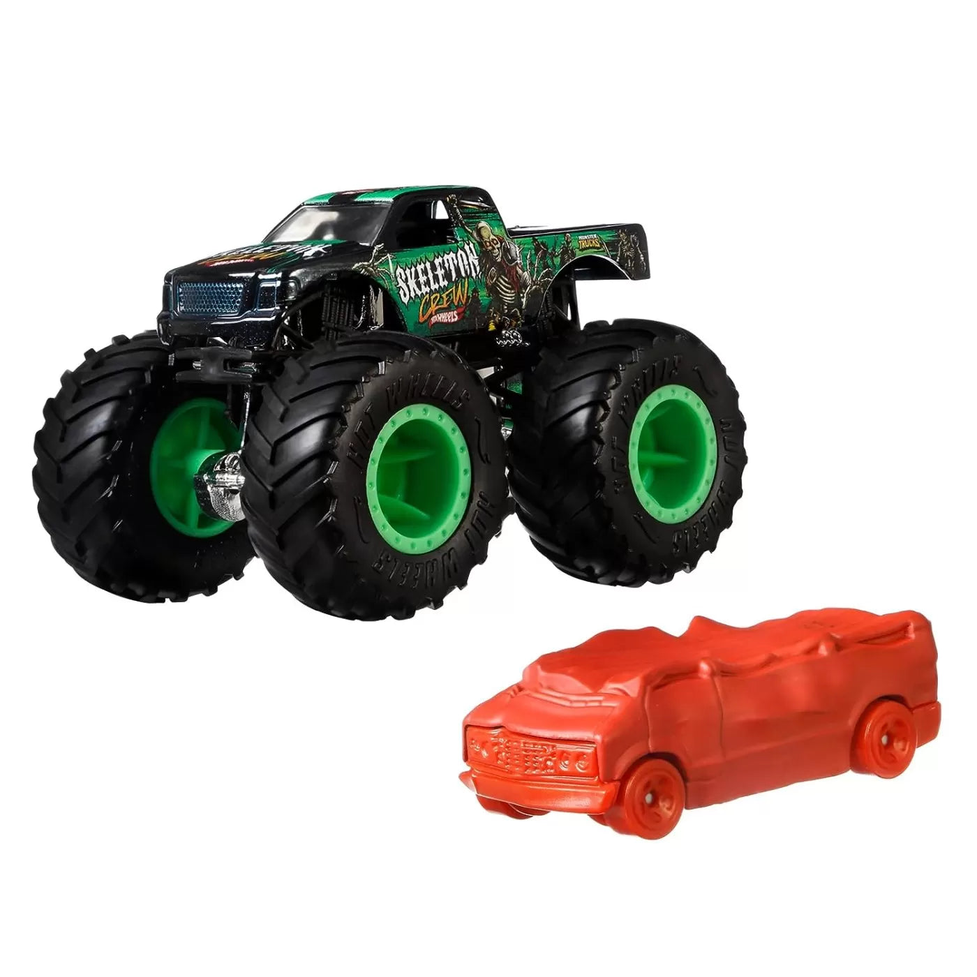 HOT WHEELS MONSTER TRUCK SI MASINUTA METALICA SKELETON CREW, HOT WHEELS - MONSTER TRUCK