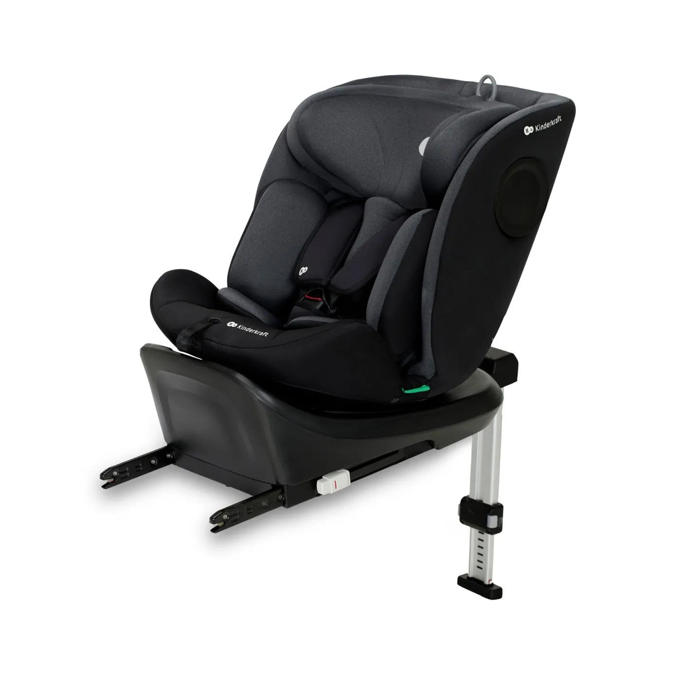 SCAUN AUTO I-SIZE, 40-150 CM, KINDERKRAFT I-360, BLACK, KINDERKRAFT