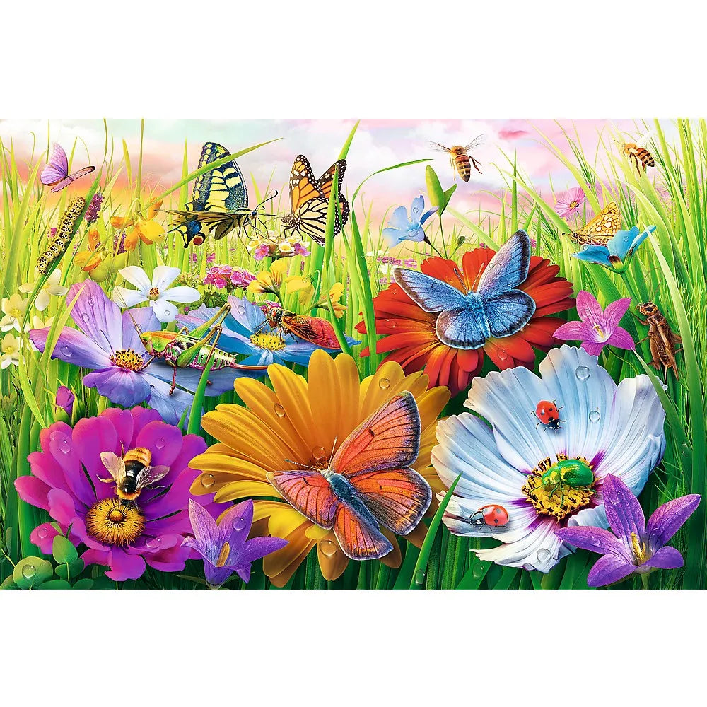 PUZZLE TREFL 300 EASY PIECE INSECTE IN LUNCA, TREFL 300P