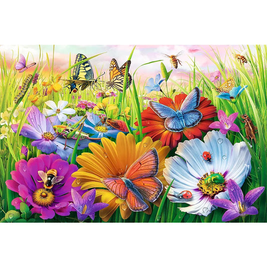 PUZZLE TREFL 300 EASY PIECE INSECTE IN LUNCA, TREFL 300P