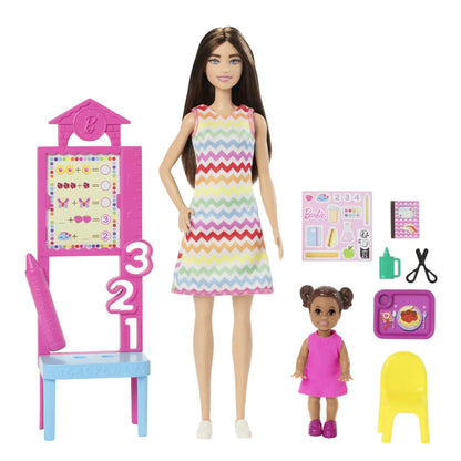 BARBIE SET DE JOACA PAPUSA BARBIE SATENA FACE CARIERA PROFESOARA, BARBIE - I CAN BE