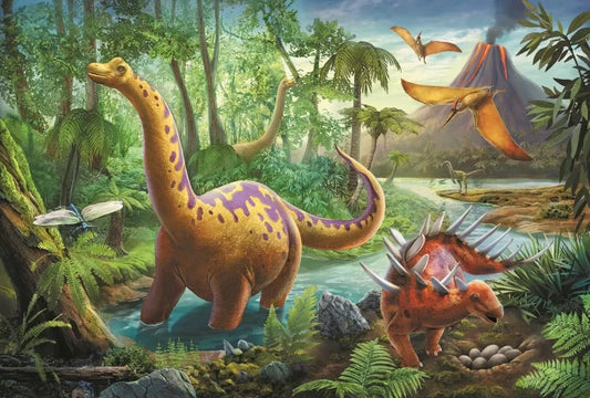 PUZZLE TREFL 60 MIGRATIA DINOZAURILOR, TREFL 60P