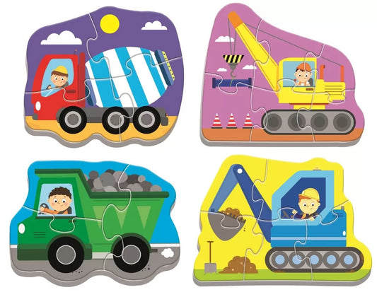 PUZZLE TREFL BABY CLASIC UTILAJE LA TREABA 18 PIESE, TREFL BABY
